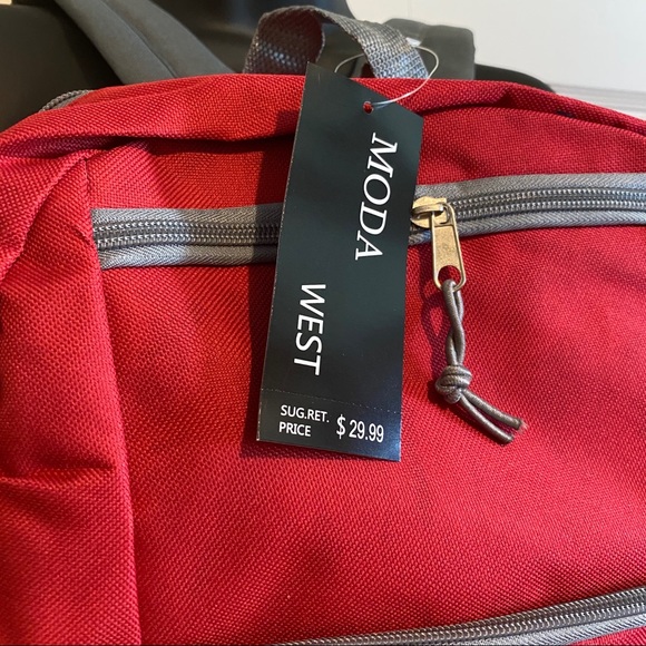 Moda West Red Backpack NEW - Picture 7 of 9